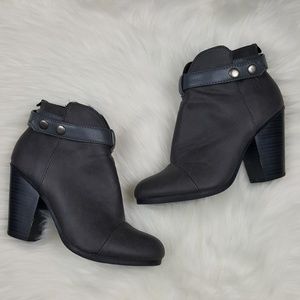 Breckelle's Gail 22 Belted  Stacked Ankle Booties